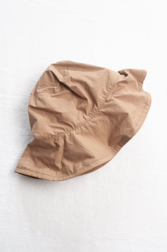 PCNQ made in Japan cotton sun hat Ruy in beige.