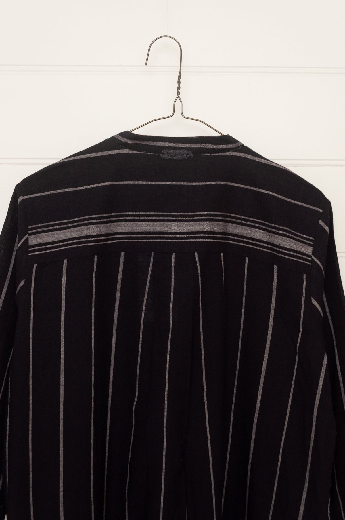 Lotus Veda Hope kala cotton kurta - black stripe