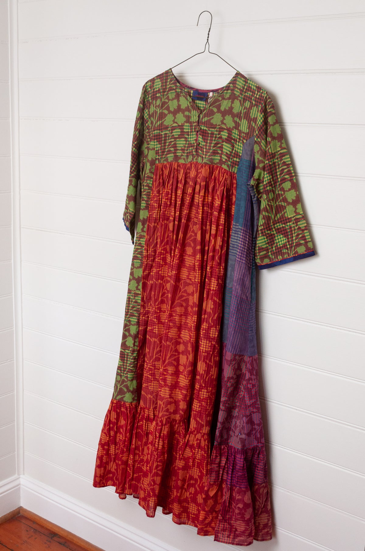 Lotus Veda Desire dress - purple check