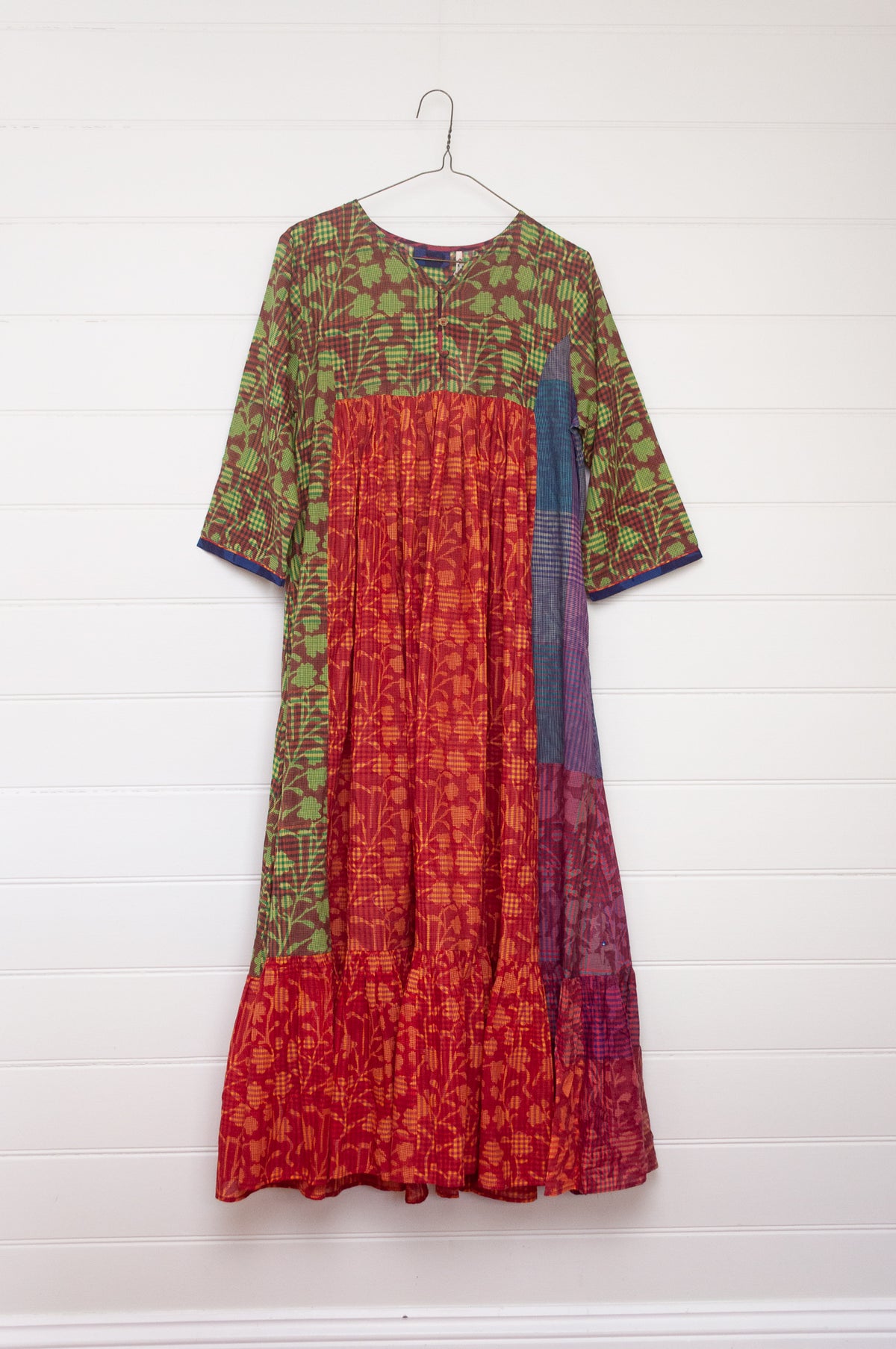 Lotus Veda Desire dress - purple check