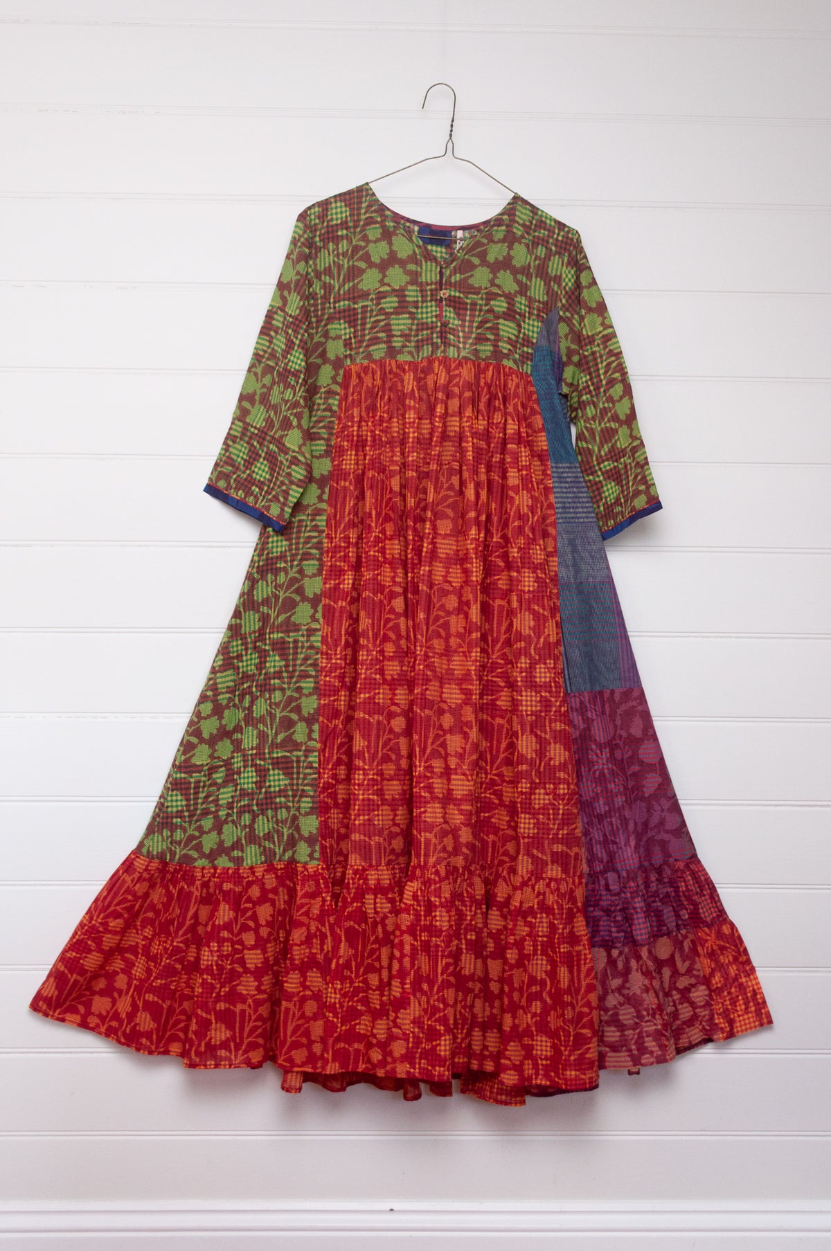 Lotus Veda Desire dress - purple check