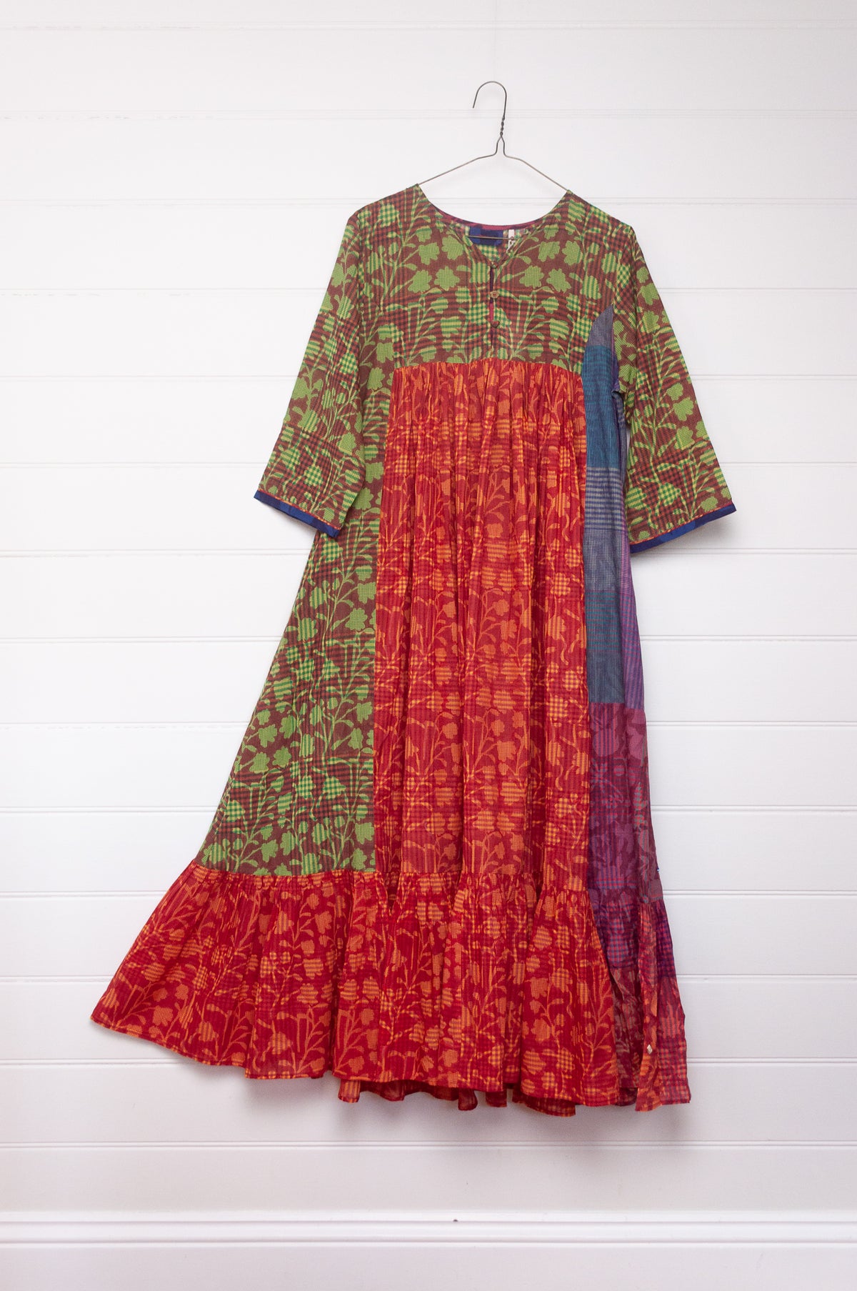 Lotus Veda Desire dress - purple check