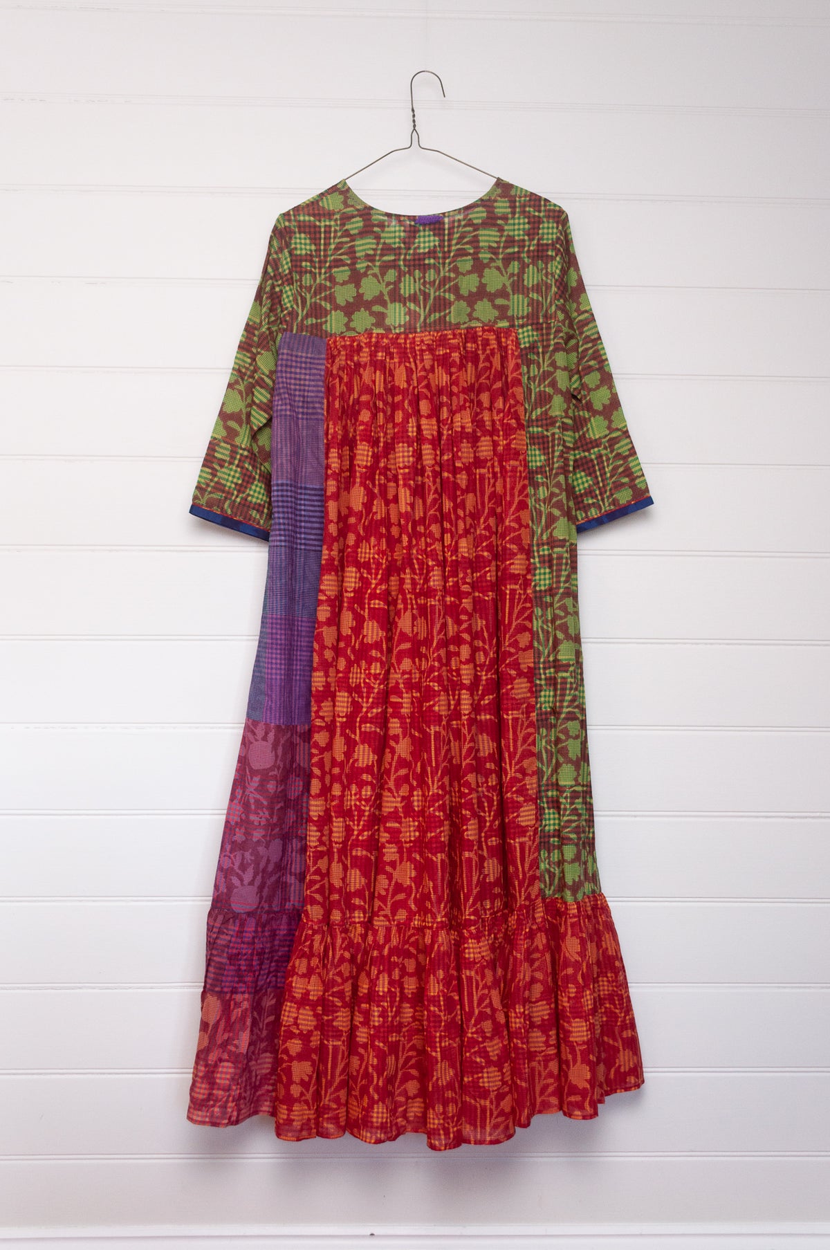 Lotus Veda Desire dress - purple check