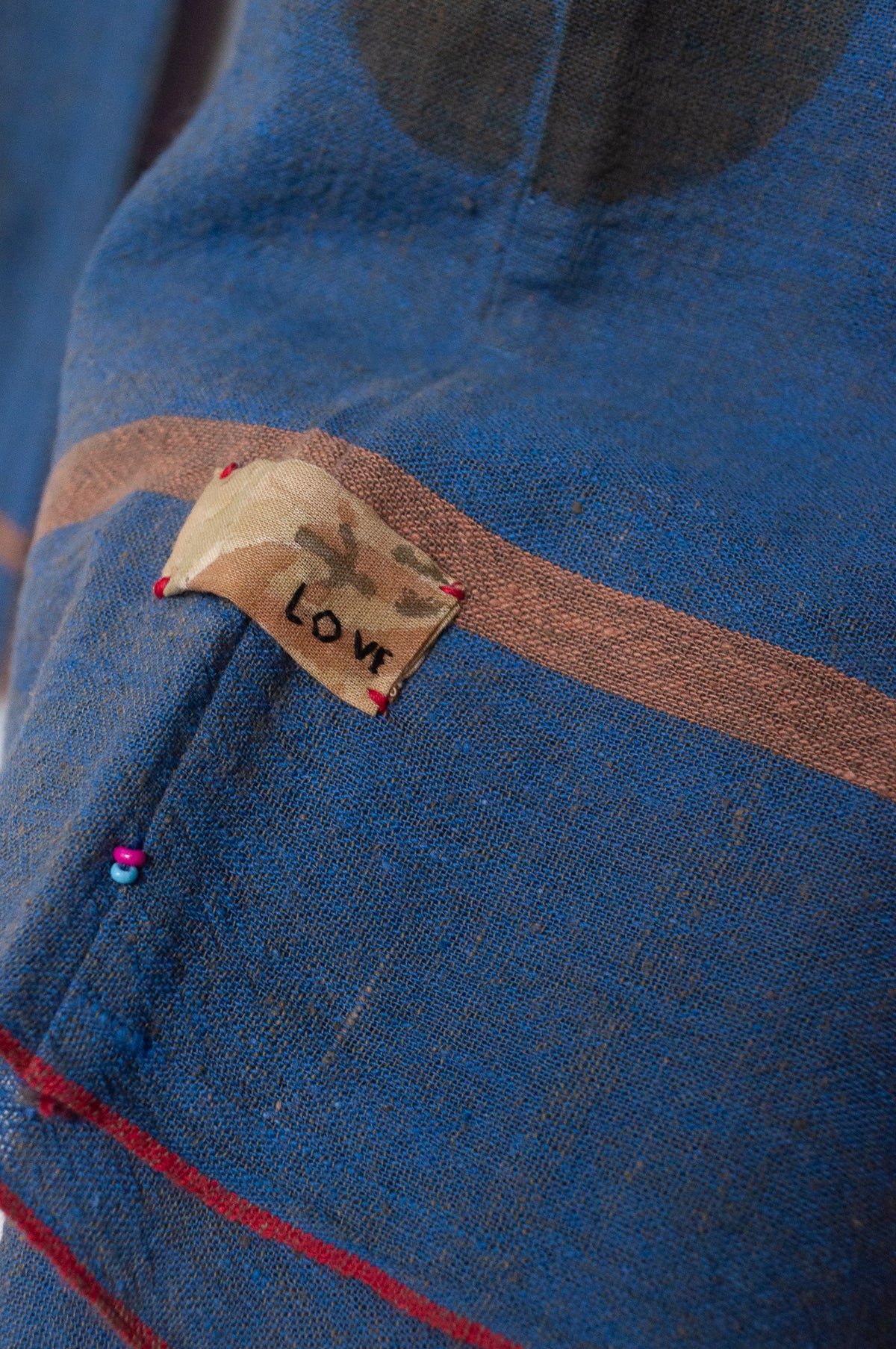 Lotus Veda Heathens handloom cotton pants - blue