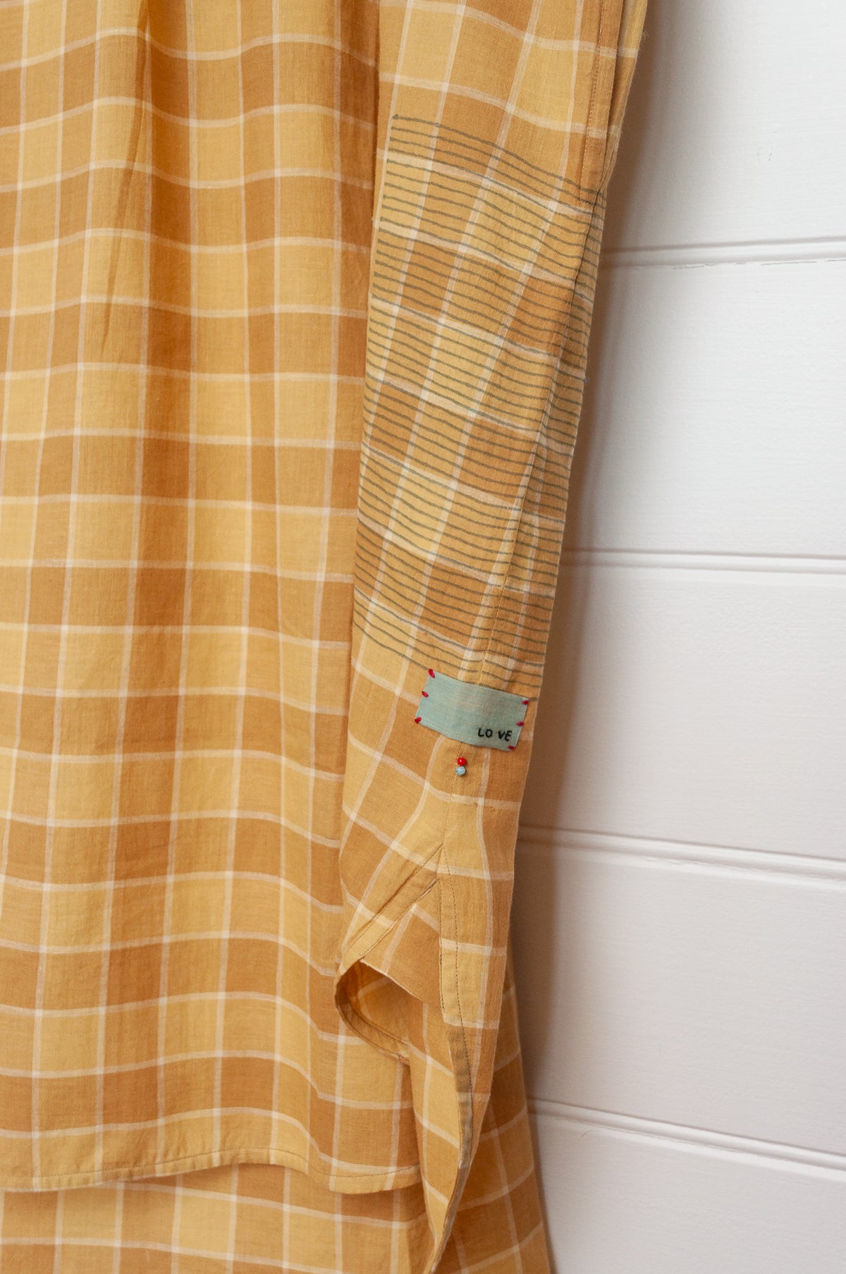 Lotus Veda Hope kurta - yellow checks
