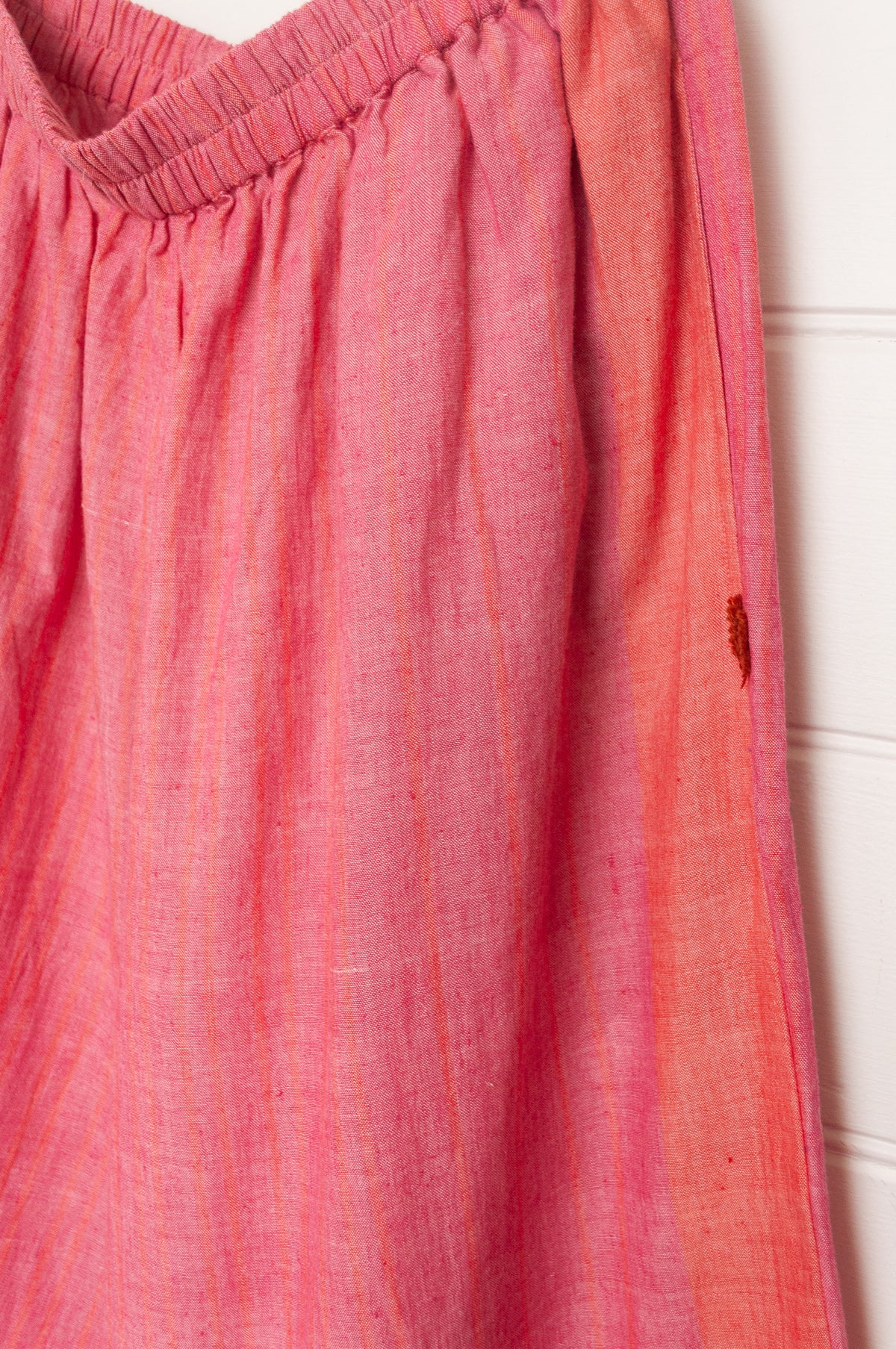 Lotus Veda Heathens handloom cotton pants - red stripe