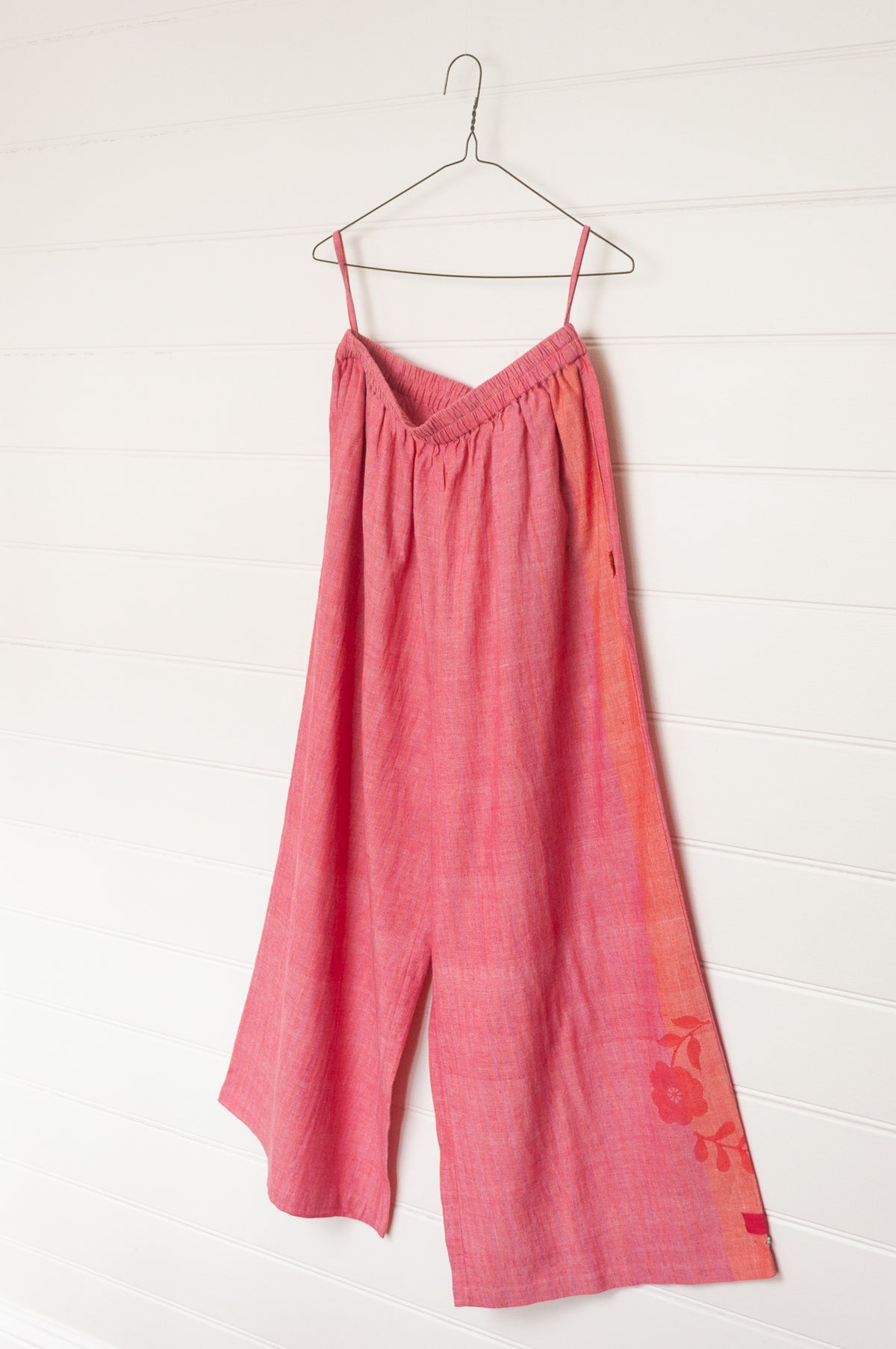 Lotus Veda Heathens handloom cotton pants - red stripe