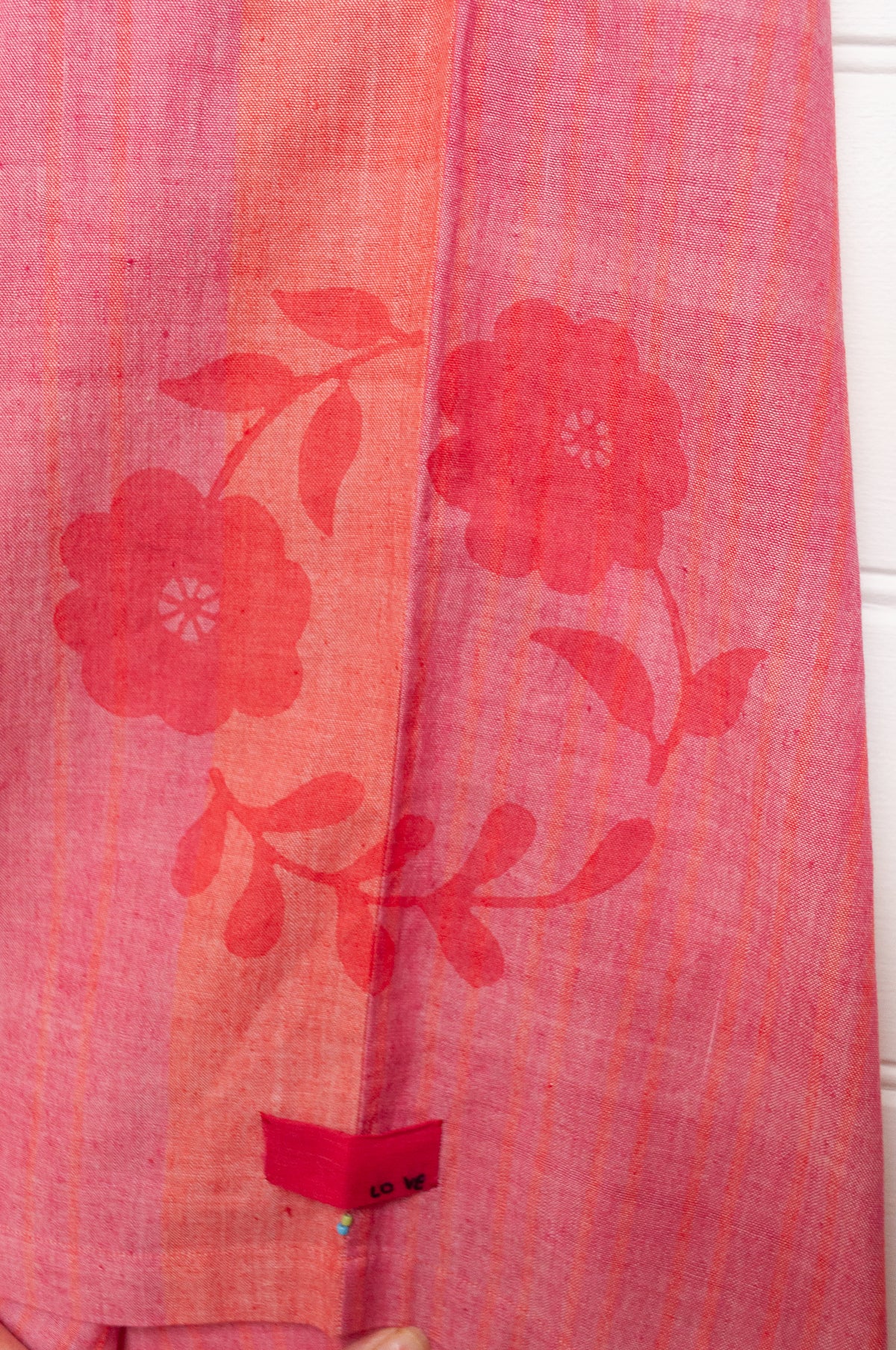 Lotus Veda Heathens handloom cotton pants - red stripe