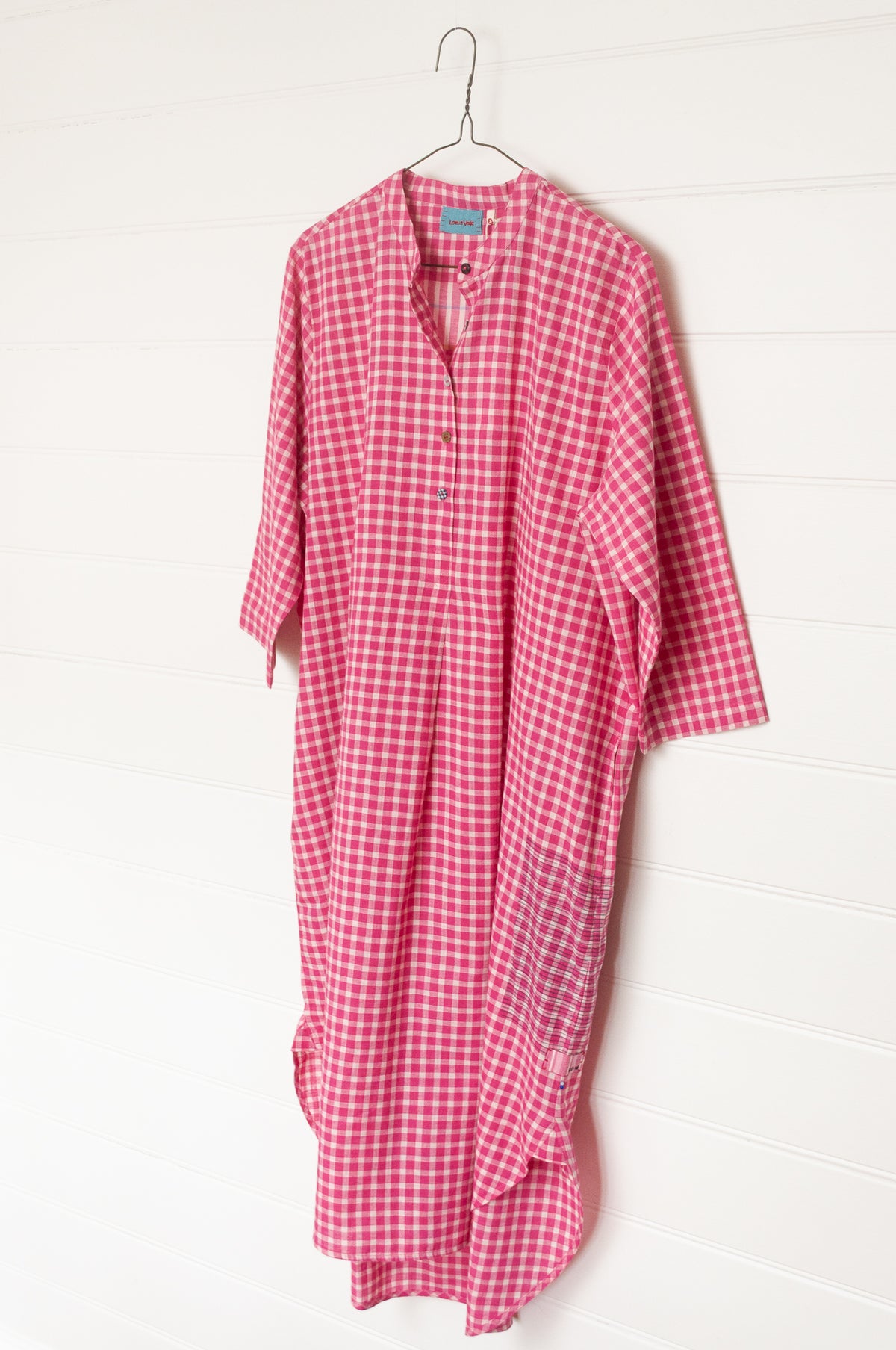 Lotus Veda Hope kurta - pink checks