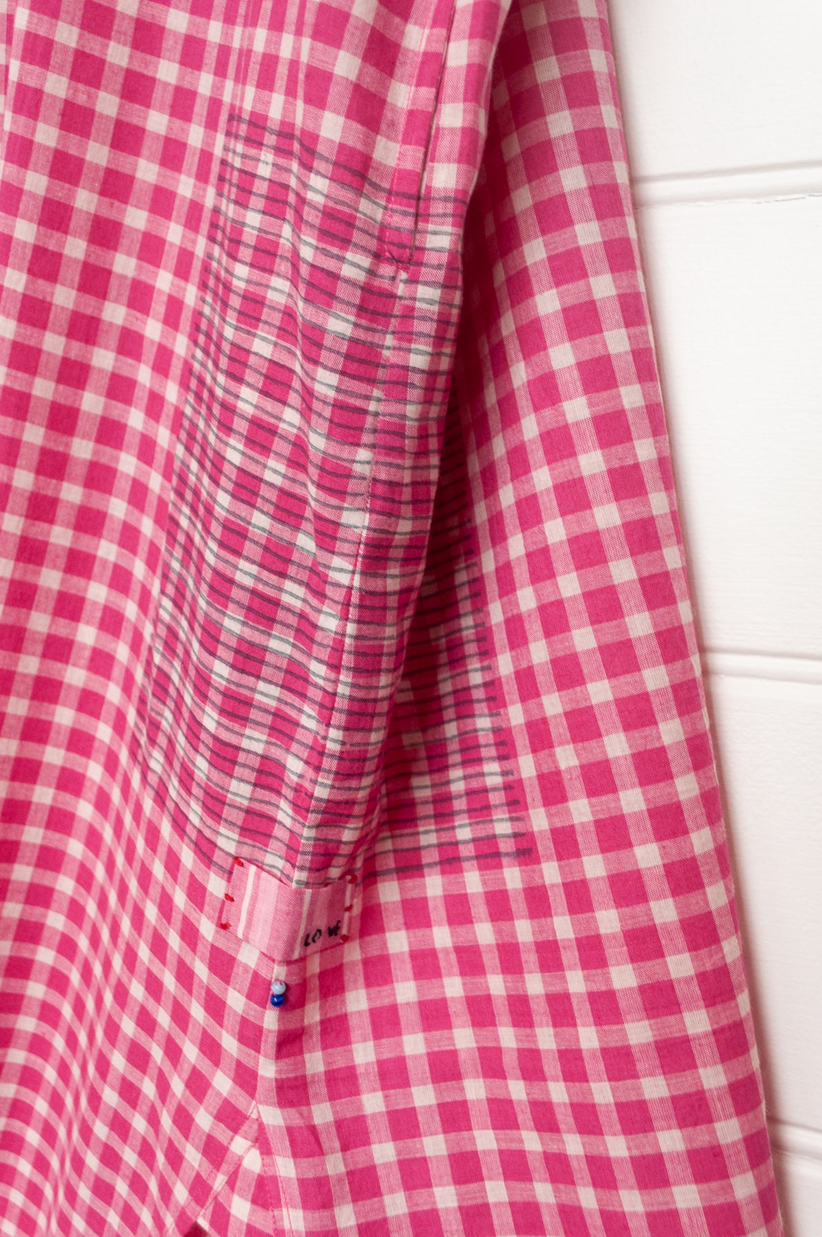 Lotus Veda Hope kurta - pink checks