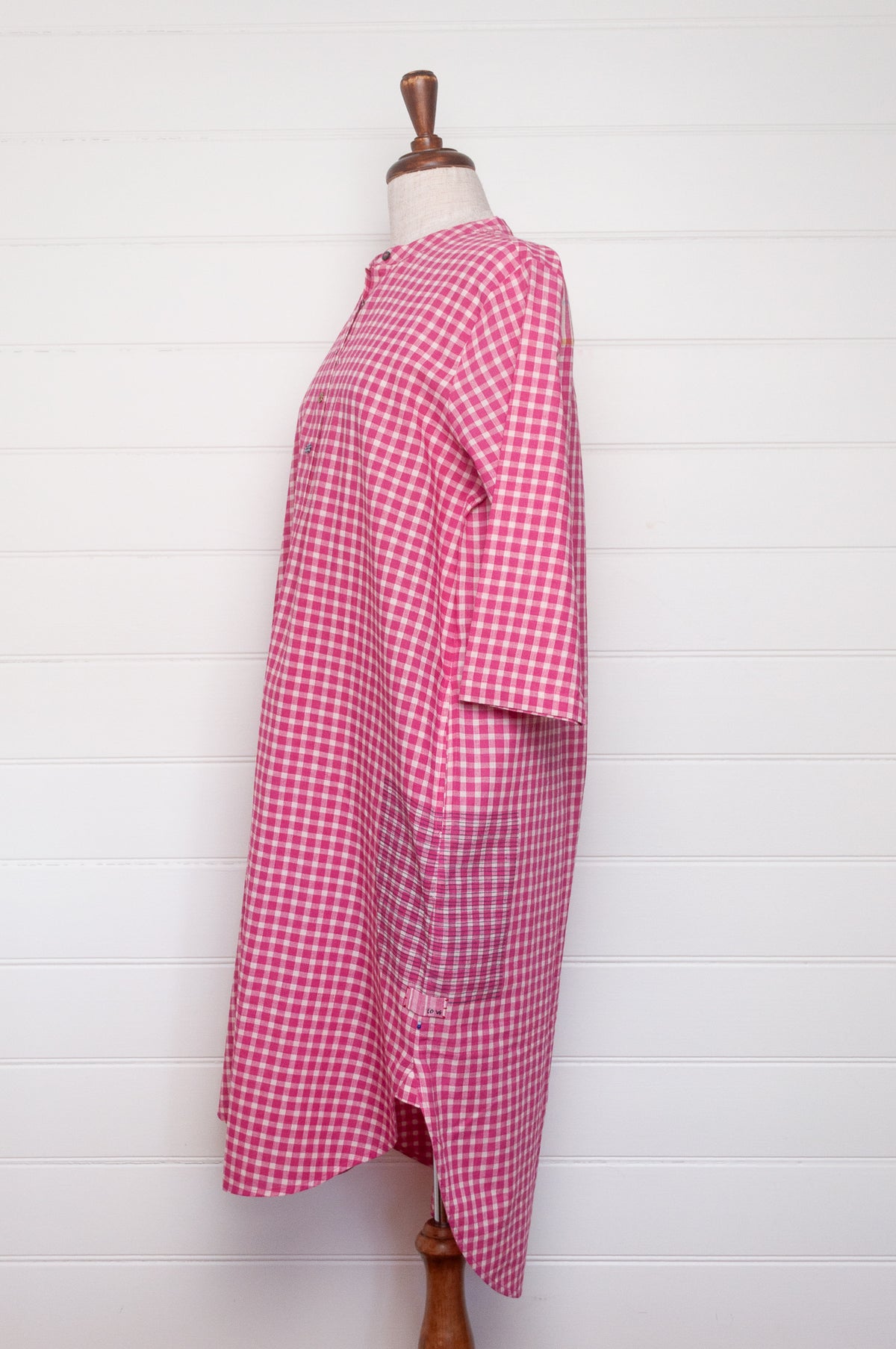 Lotus Veda Hope kurta - pink checks