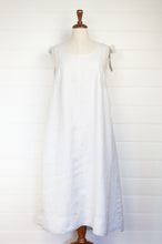 Load image into Gallery viewer, Valia made in Melbourne pearl grey linen sun dress.