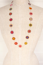 Load image into Gallery viewer, Sophie Digard hand crocheted necklace in multi-colours.