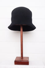 Load image into Gallery viewer, PCNQ made in Japan wool felt bucket hat, Kevin in black.