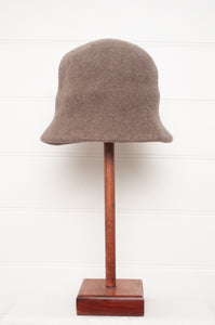 PCNQ made in Japan wool felt bucket hat, Kevin in mocca brown.