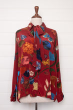 Load image into Gallery viewer, Yavï Vine Garden bow blouse