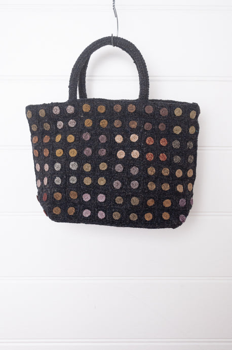 Sophie Digard crochet wool bag - Graphite/Tregor