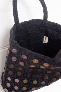 Sophie Digard crochet wool bag - Graphite/Tregor