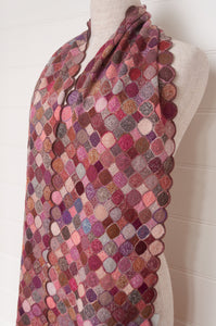 Sophie Digard scarf - Circles BRG