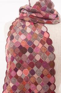 Sophie Digard scarf - Circles BRG