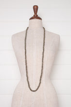 Load image into Gallery viewer, Raga necklace - olive embroidered