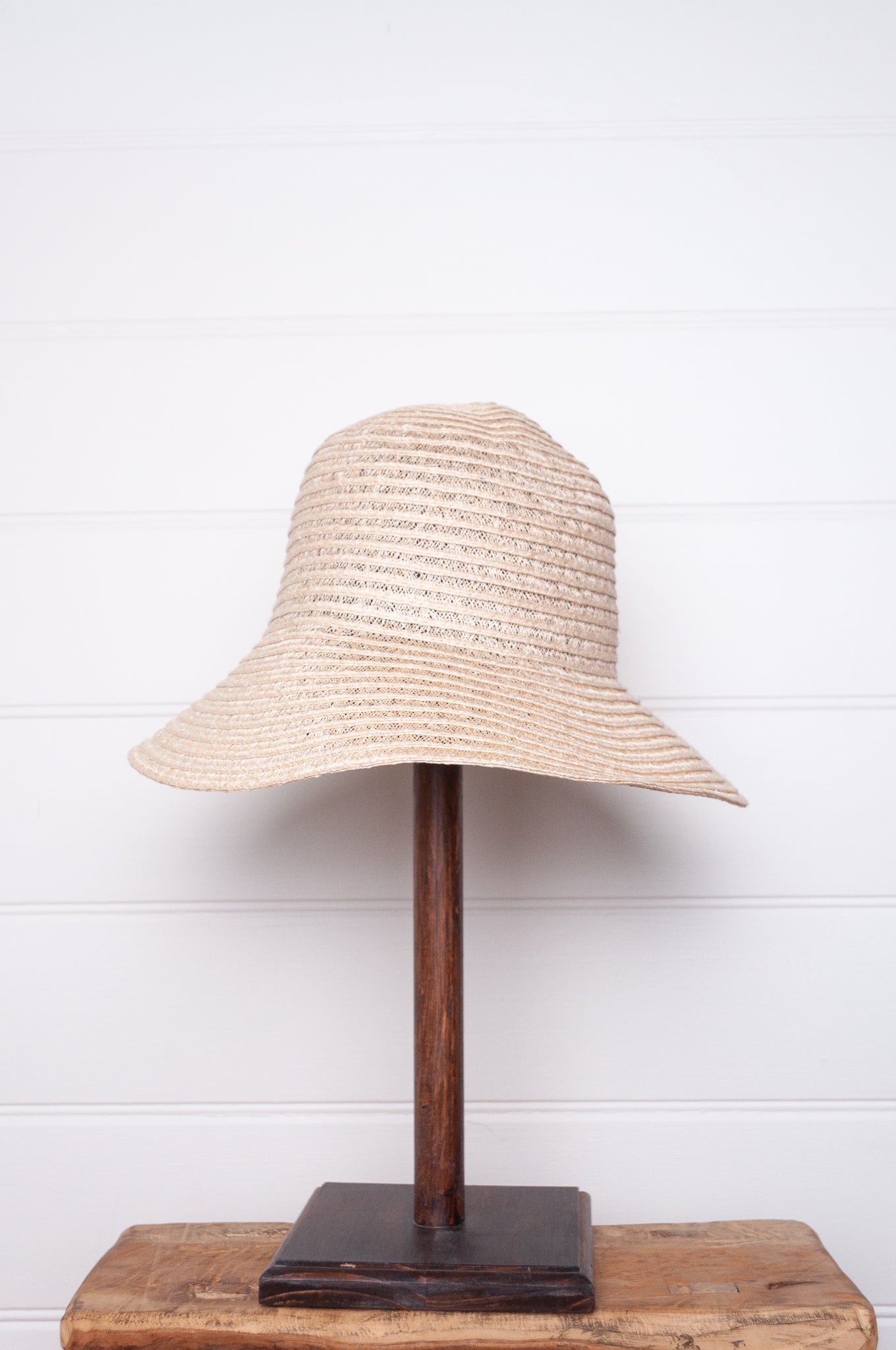 PCNQ made in Japan Leo abaca and cotton sun hat in natural.