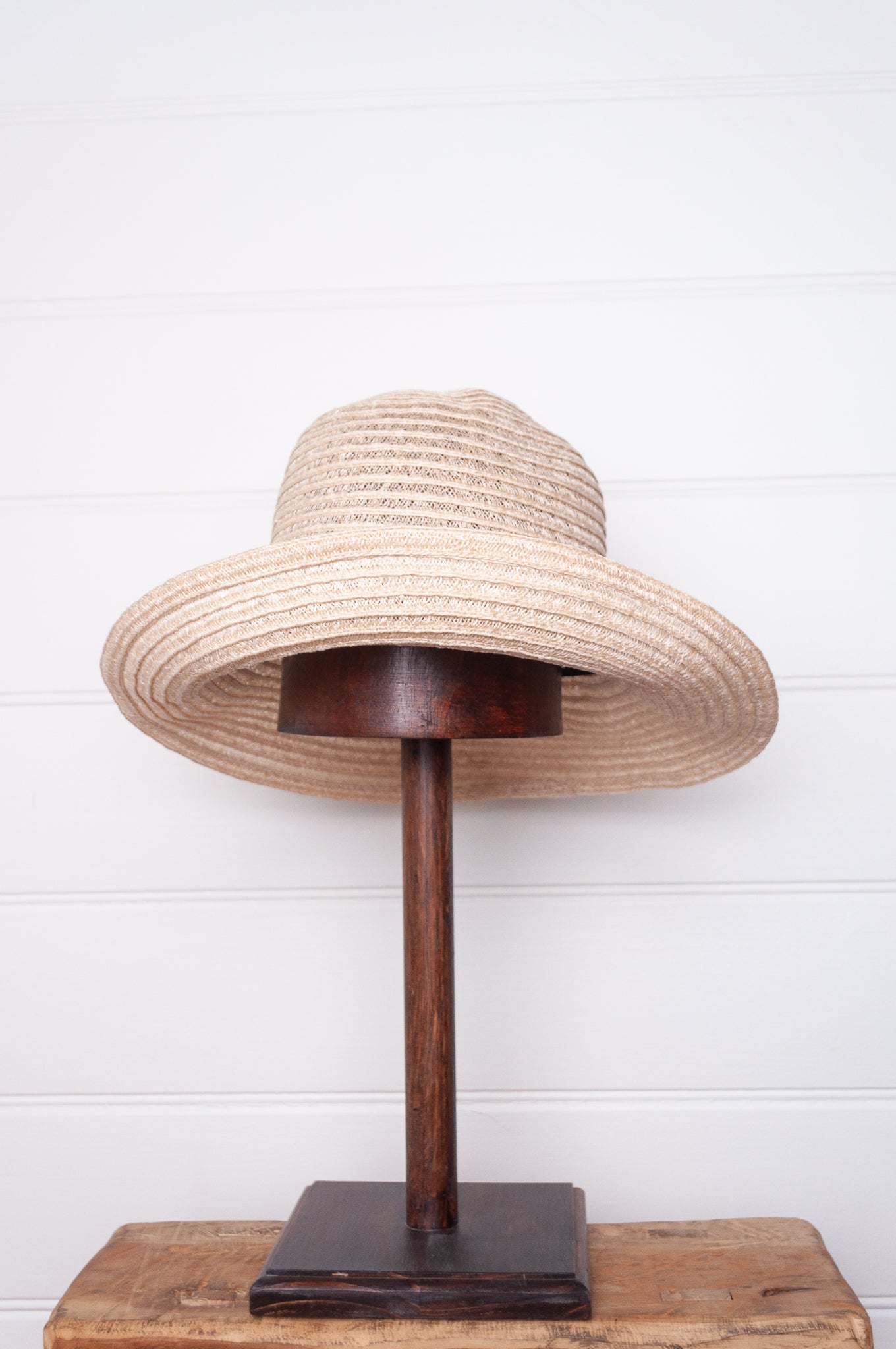 PCNQ made in Japan Leo abaca and cotton sun hat in natural.