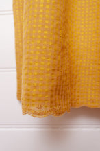 Load image into Gallery viewer, Dve Diti slip dress in amber yellow cotton silk check.