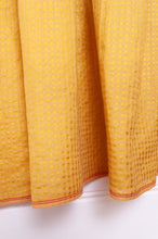 Load image into Gallery viewer, Dve one size cotton silk Rima top sleeveless with pintucked bodice in amber yellow.