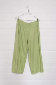 Valia cotton Sydney pant - Tarragon