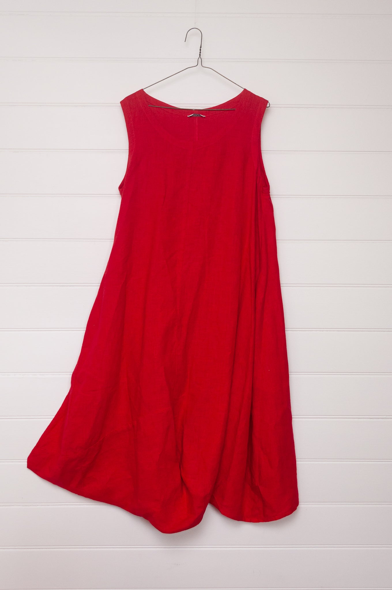 Banana Blue sleeveless dress - red