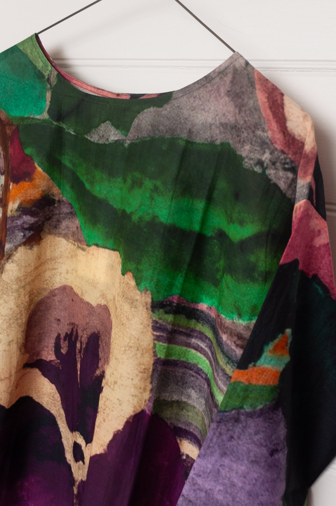 Yavi cotton silk Pansy top.