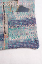 Load image into Gallery viewer, Vintage kantha tote bag - vintage blues