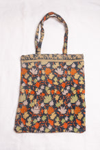 Load image into Gallery viewer, Vintage kantha tote bag - autumnal