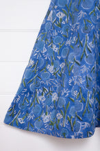 Load image into Gallery viewer, Juniper Hearth Tulsi dress in cornflower blue cotton blockprint.