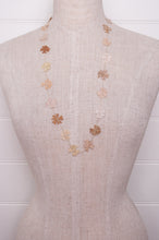 Load image into Gallery viewer, Sophie Digard fine crochet flower necklace in natural tones.