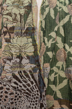 Load image into Gallery viewer, Letol organic cotton jacquard scarf in Patricia tilleul deep lime green.