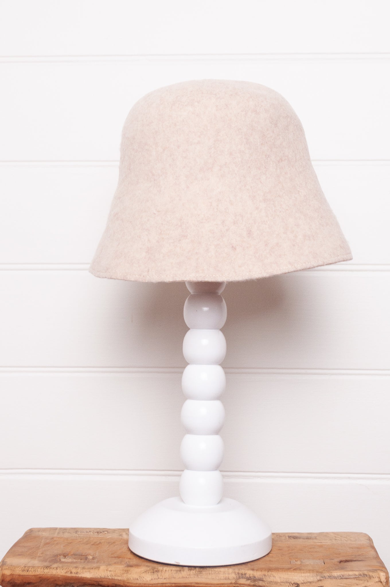 Parcnique PCNQ Gora wool felt bucket hat in beige.