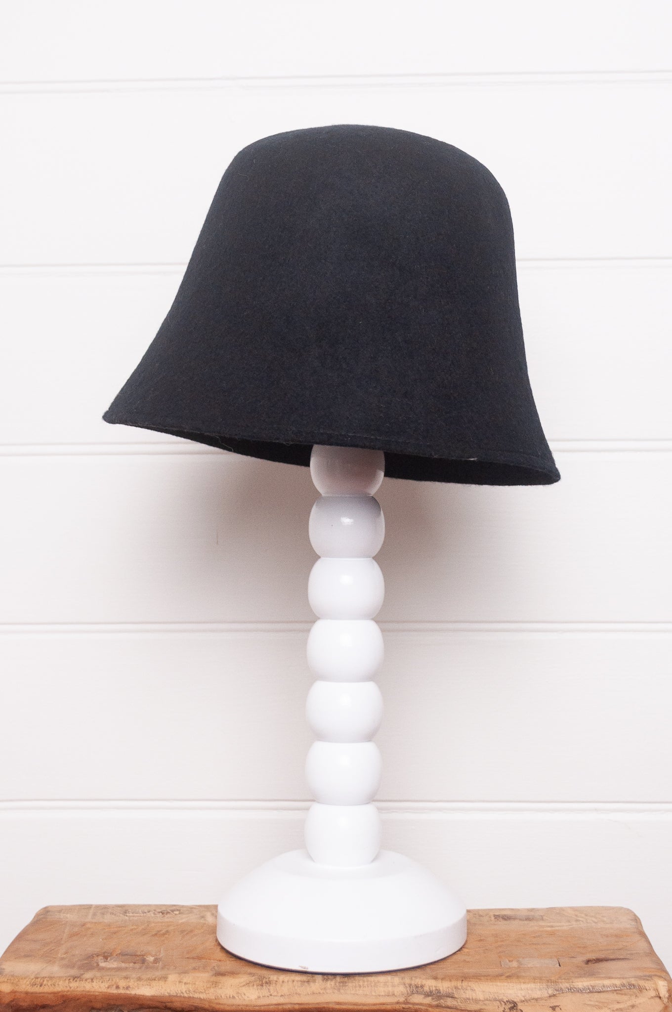 Parcnique PCNQ Gora wool felt bucket hat in black.