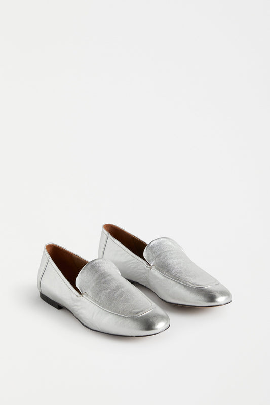 Elk the label silver Clift loafer.