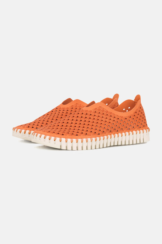 Ilse Jacobsen Tulip shoes in camellia orange.