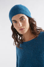 Load image into Gallery viewer, Elk the Label Agna beanie in peacock teal blue.
