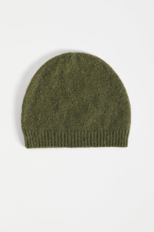 Elk the Label Agna beanie in olive khaki green.