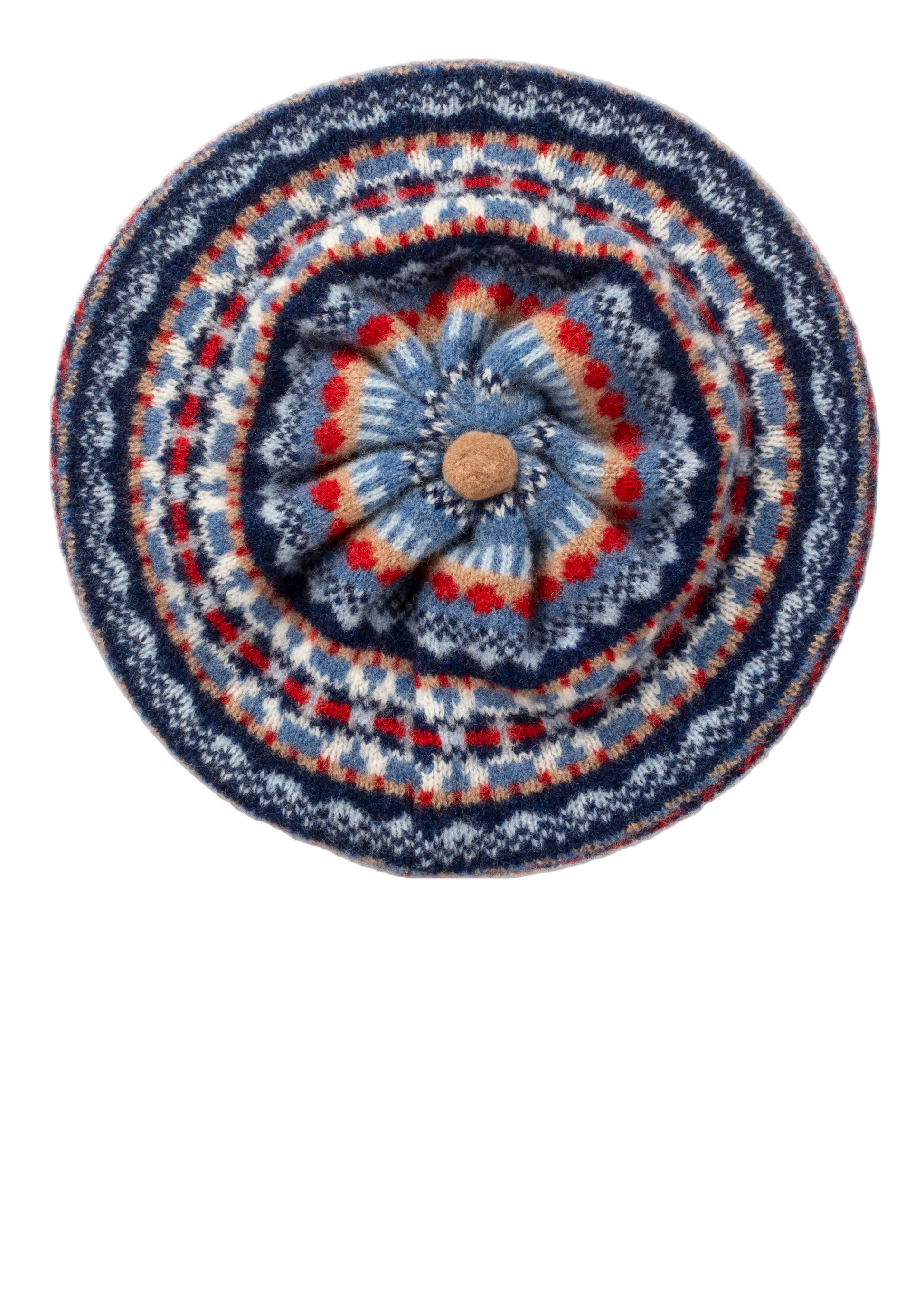 Eribe Alloa fairisle beret in Classic.