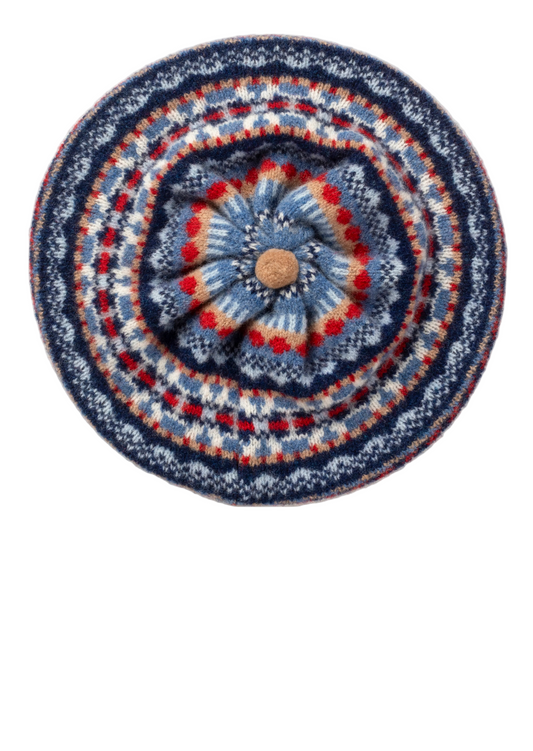 Eribe Alloa fairisle beret in Classic.