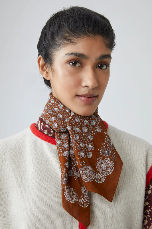 Moismont Milan scarf - No 675 Terracotta