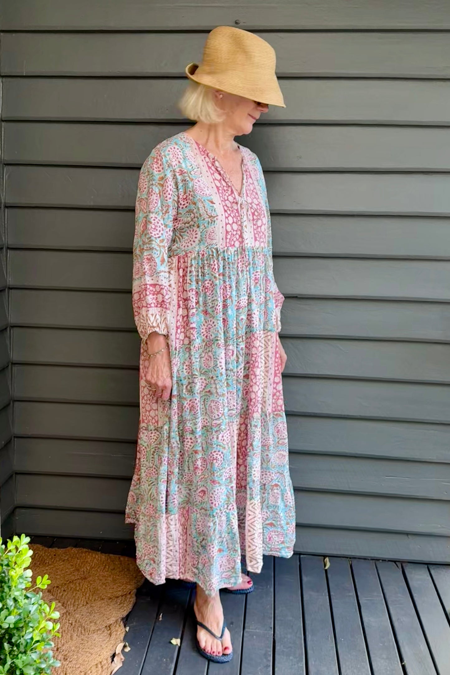 Dora maxi dress - aquamarine