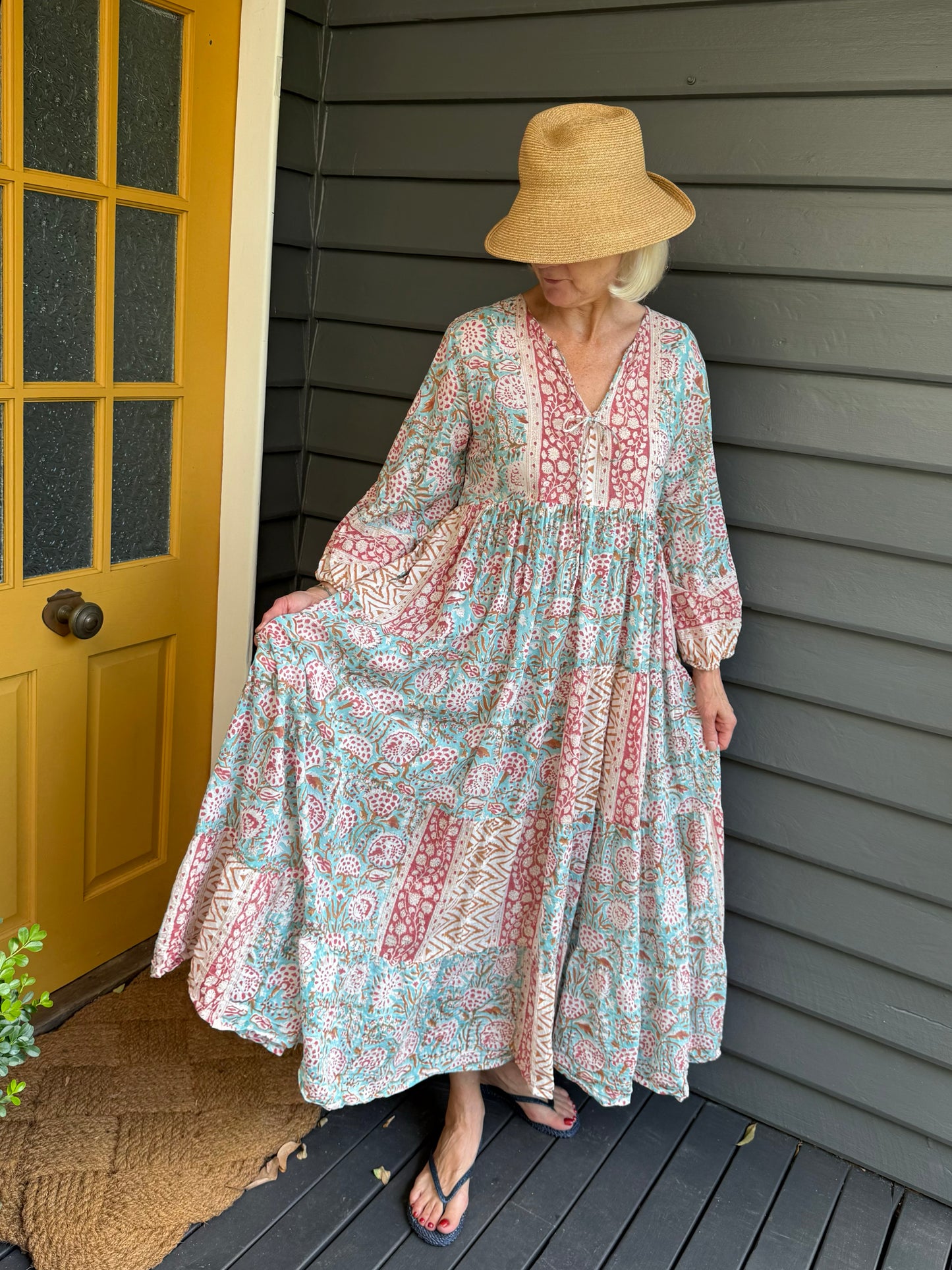 Dora maxi dress - aquamarine