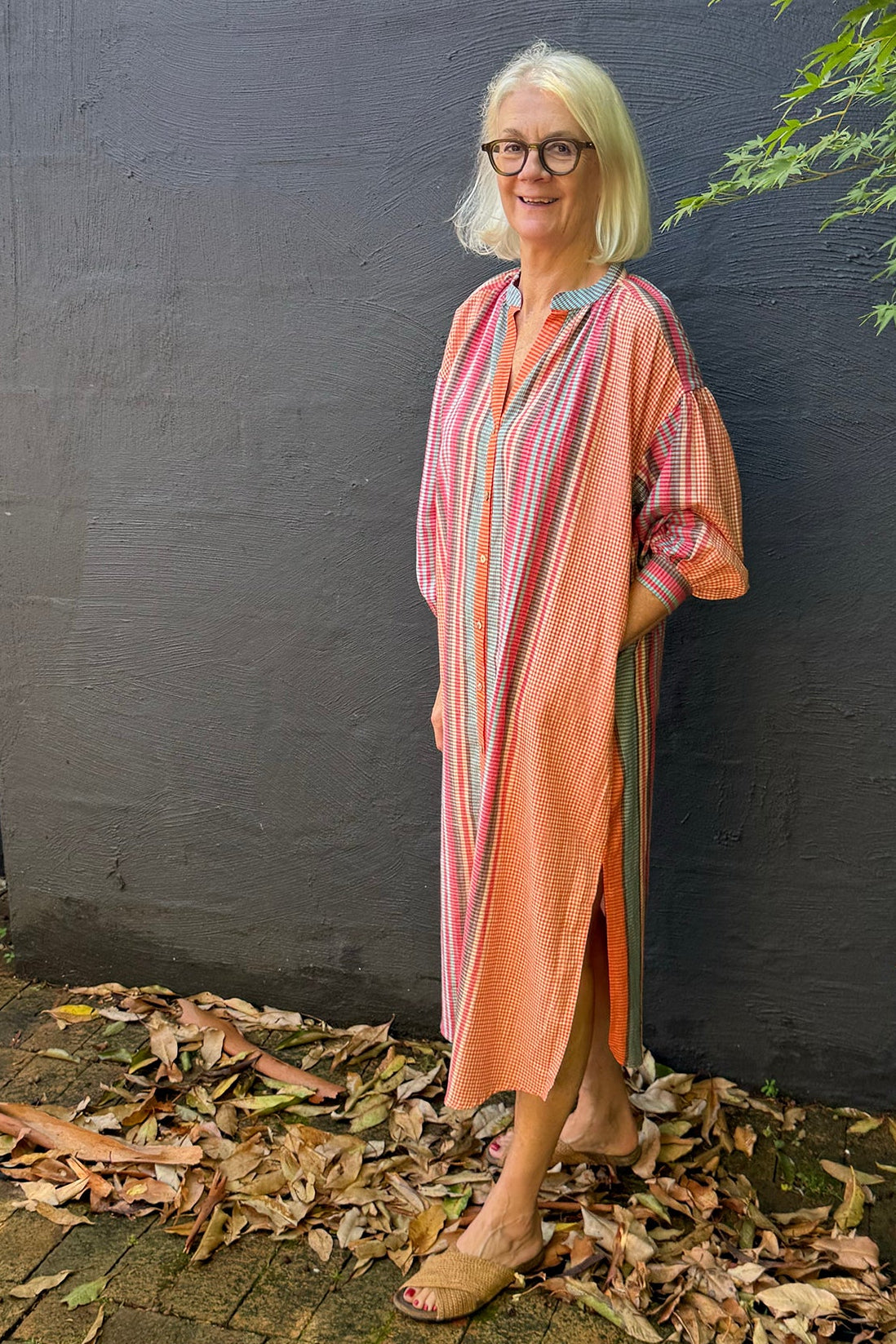 Riviera dress - coral