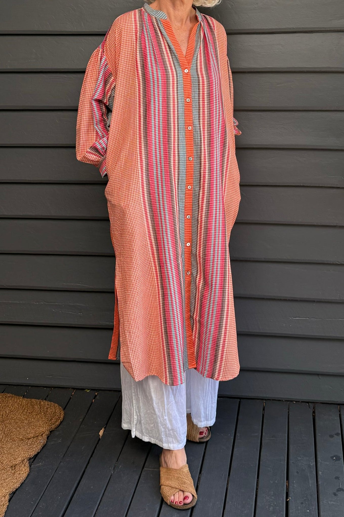 Riviera dress - coral